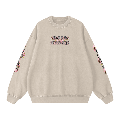 "HE IS RISEN" CB- Oversized Sweatshirt