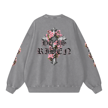 "HE IS RISEN" CB- Oversized Sweatshirt