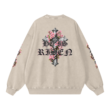 "HE IS RISEN" CB- Oversized Sweatshirt