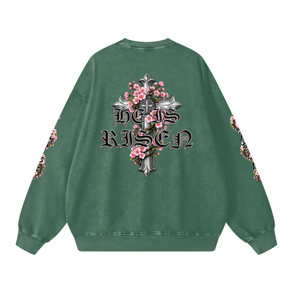 "HE IS RISEN" CB- Oversized Sweatshirt