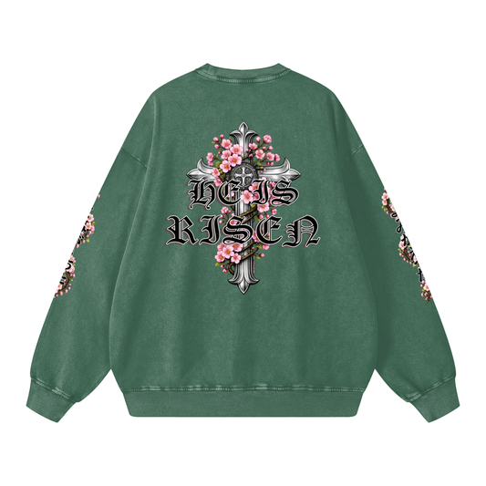 "HE IS RISEN" CB- Oversized Sweatshirt
