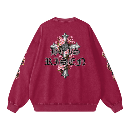 "HE IS RISEN" CB- Oversized Sweatshirt