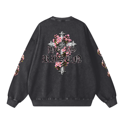"HE IS RISEN" CB- Oversized Sweatshirt